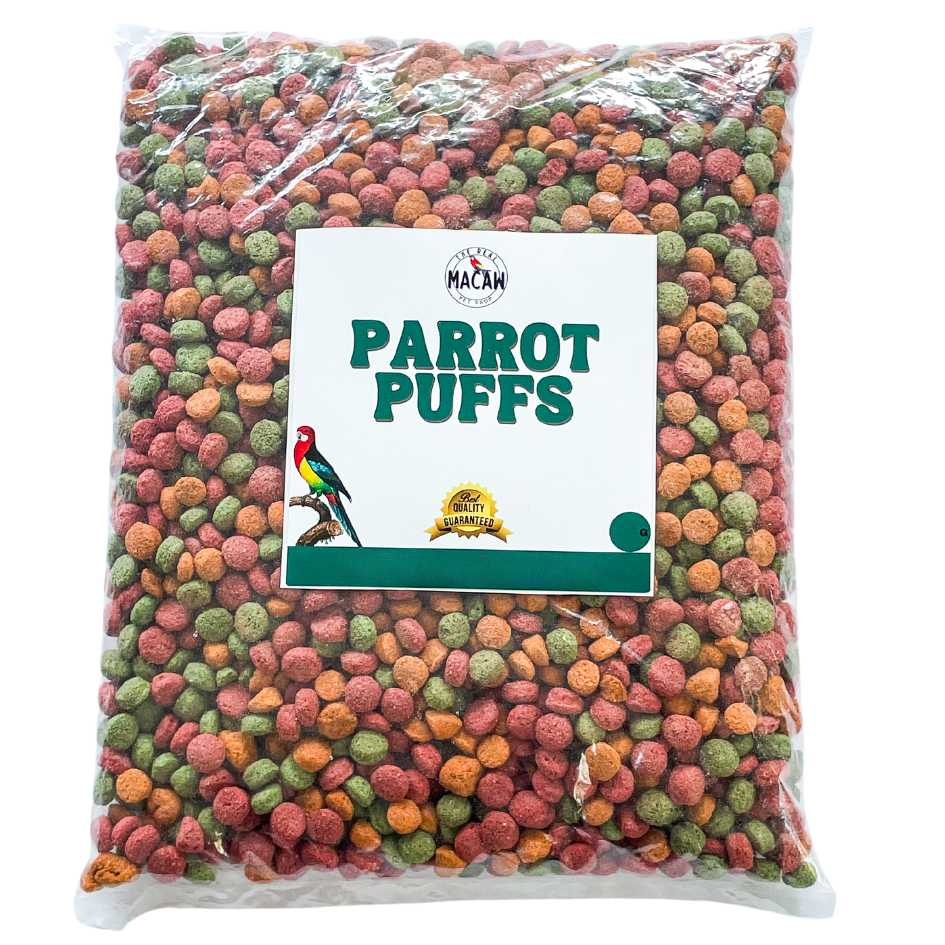 AVI Bird Food Parrot Puffs 500g