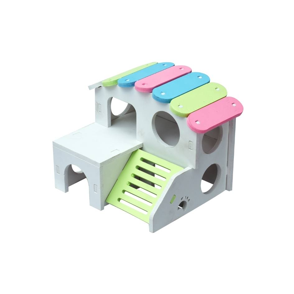 Hamster Colour Wooden House