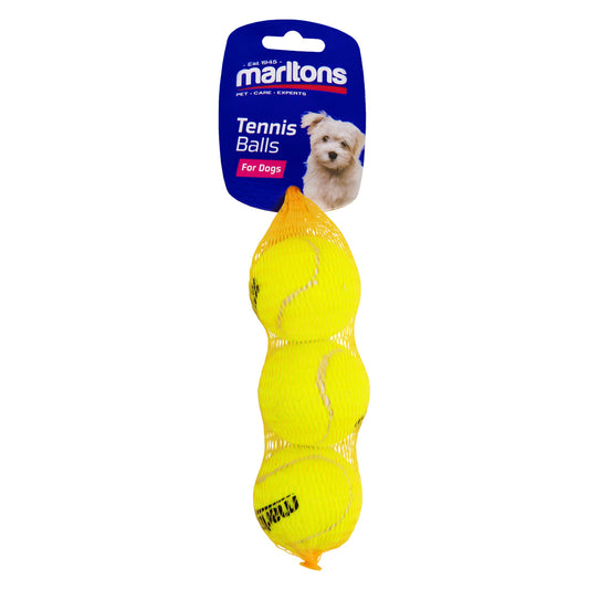 Marltons 3 Pack Tennis Ball Small