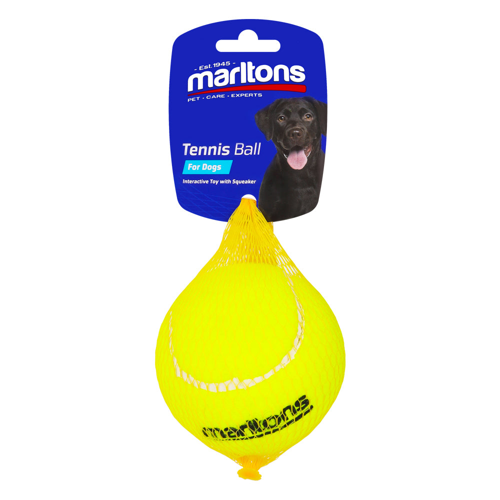 Marltons 1 Pack Squeaky Tennis Ball Large