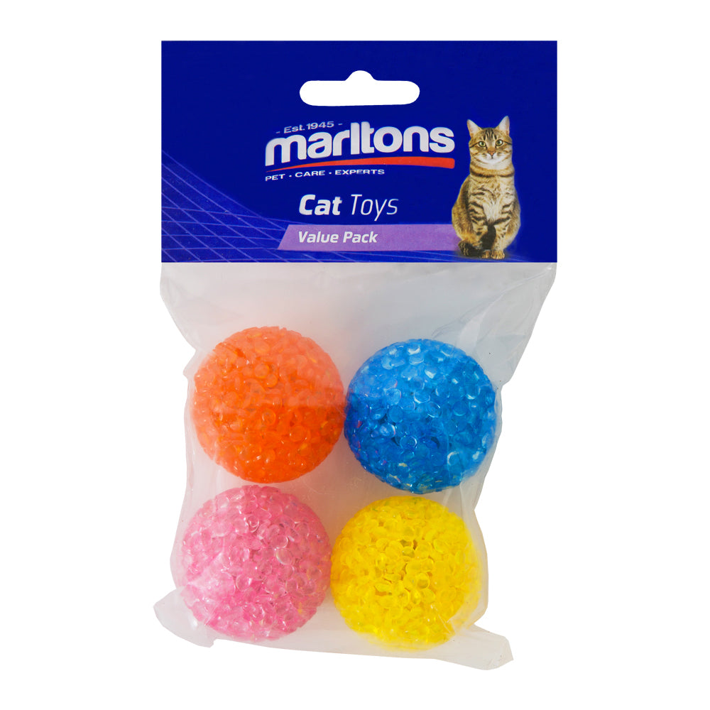 Marltons Glitter Ball 4 Pack