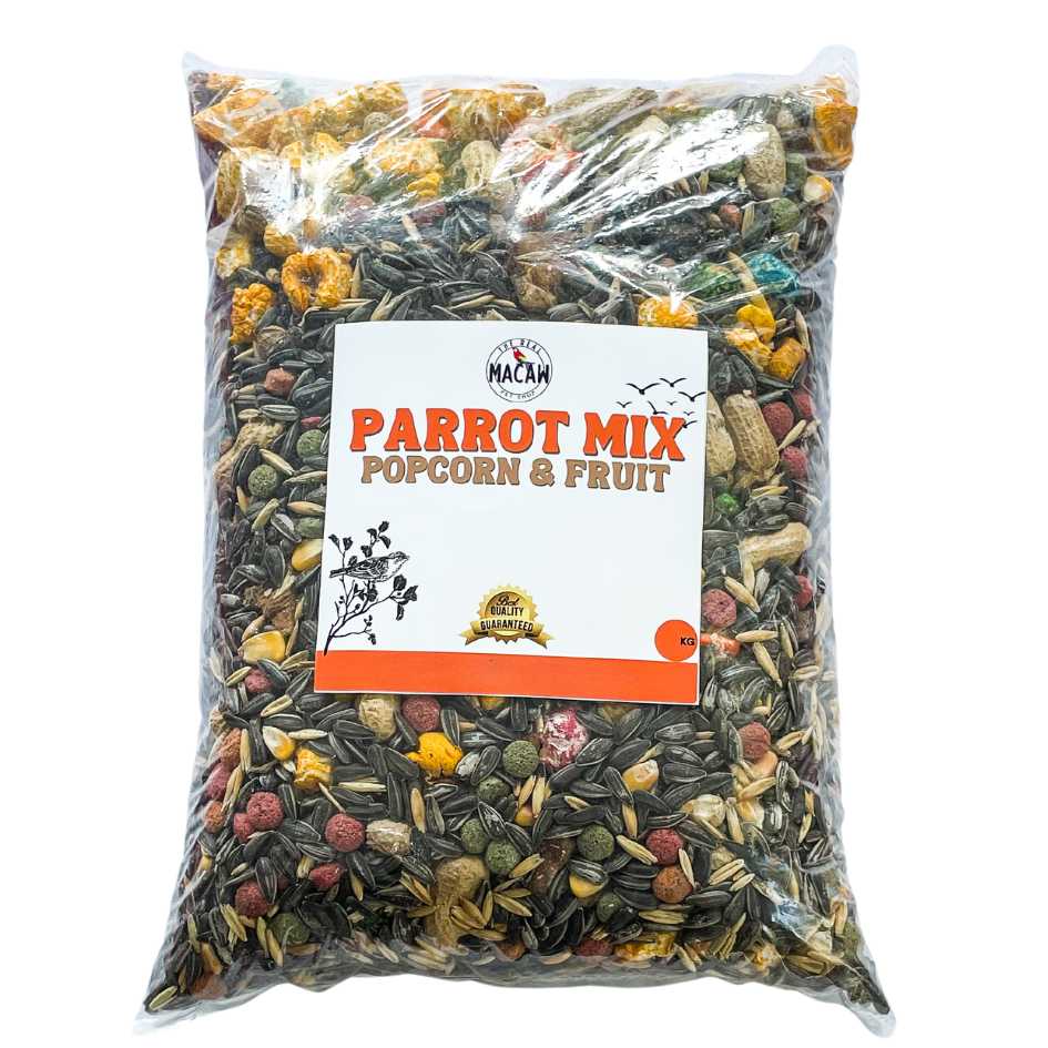 Parrot Mix Popcorn & Fruit 1 Kg