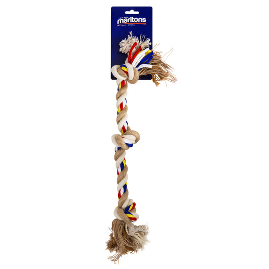 Marltons 3 Knotted Rope 48cm