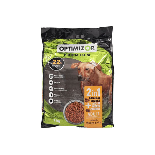 Optimizor Adult 2 in 1 Meaty Chunks 18Kg