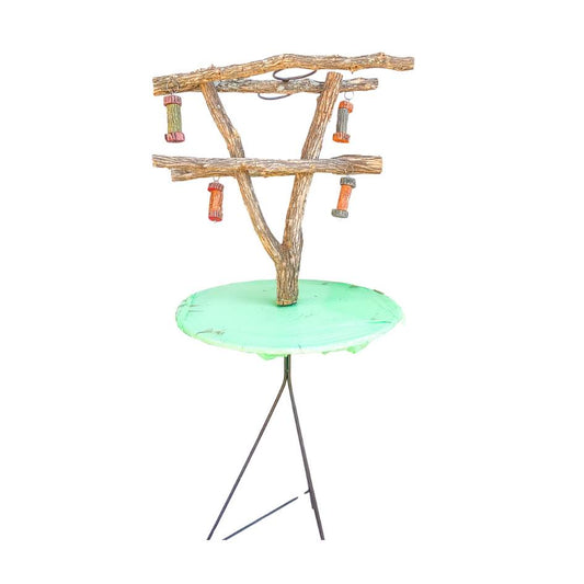 Tree Top With Metal Stand & Stainless Steel Tray 1.2m