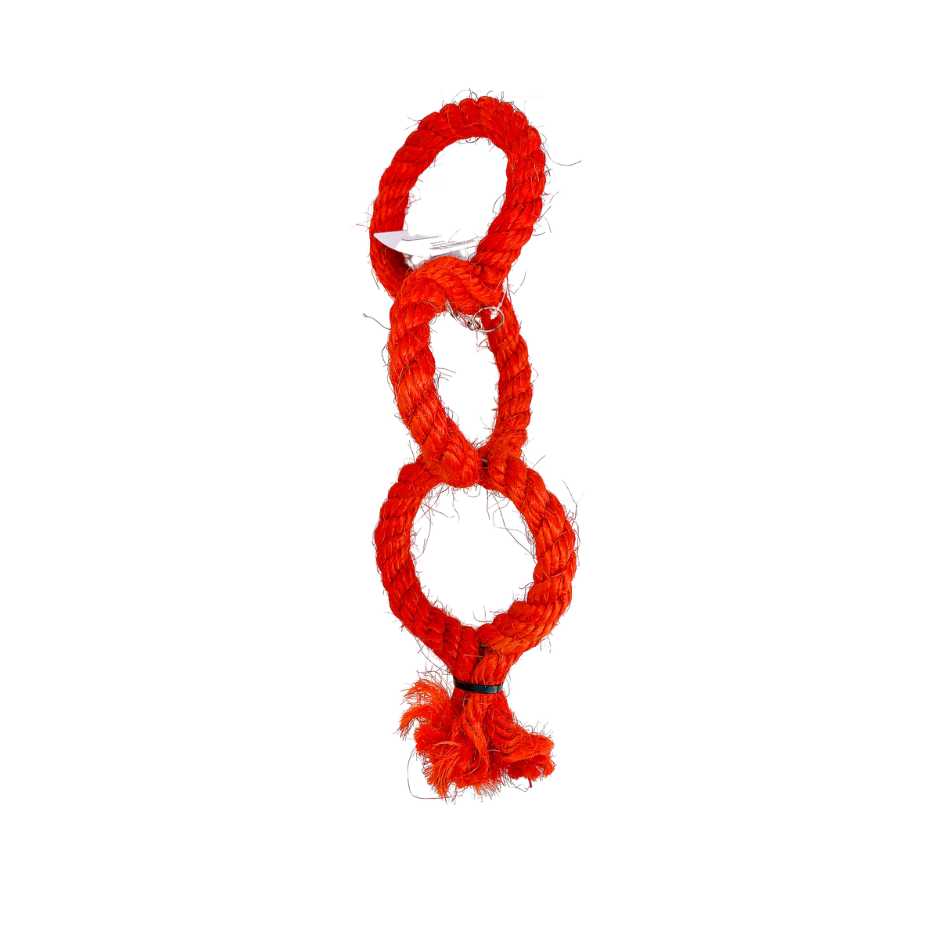 Rope With Rings – The Real Macaw Pet Shop