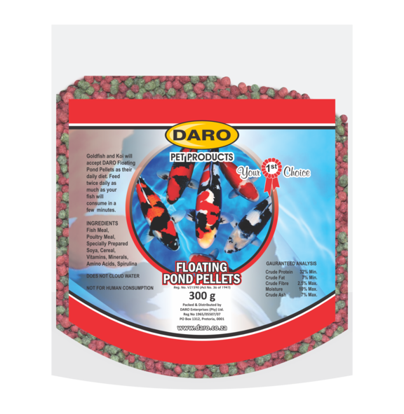 DARO Pond Pellets Small 300g