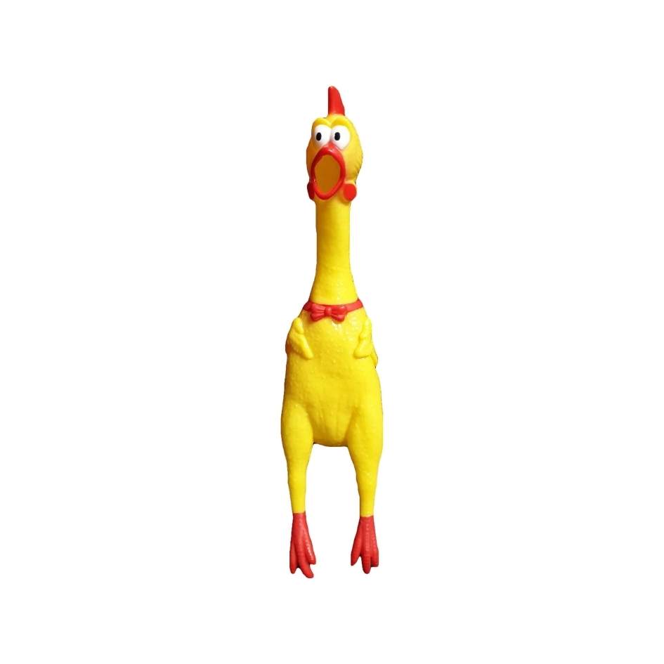 Squeaky Plastic Chicken