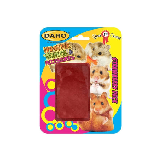 DARO Hamster Treat Strawberry Deck