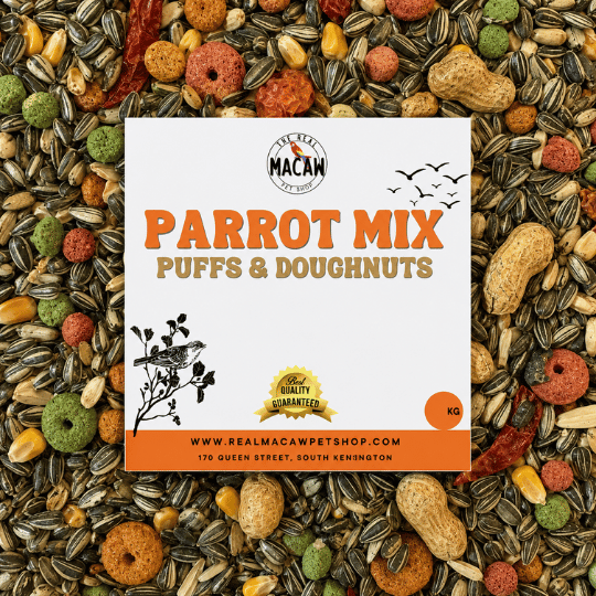 Parrot Mix Puffs & Doughnuts
