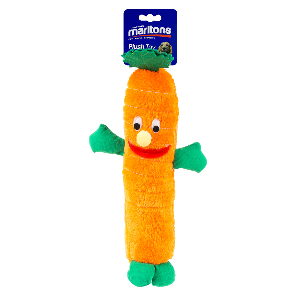 Marltons Carrot Plush With Squeaker