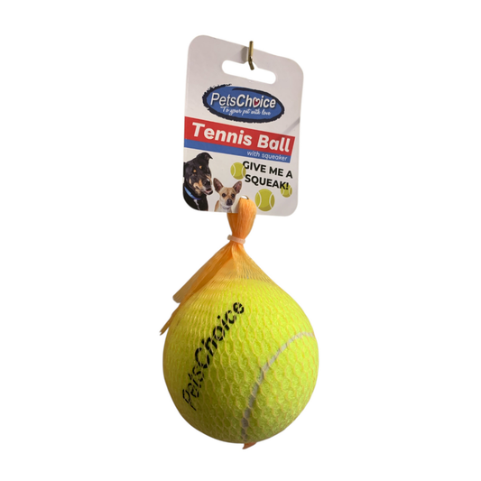 Pets Choice Tennis Ball With Squeaker 80mm