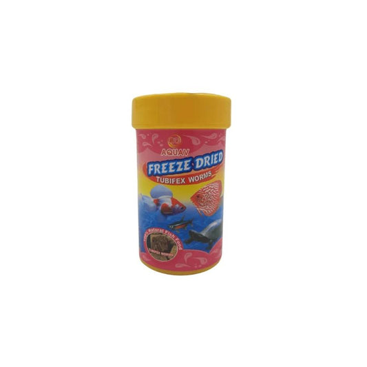 Aquav Freeze Dried Tubifex Worms 100ml