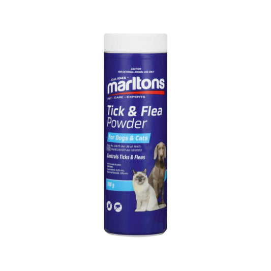 Marltons Tick & Flea Powder 100g Dog & Cat